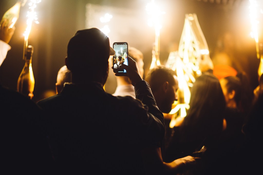 Champagne show at one of the best clubs in London on Wednesday.