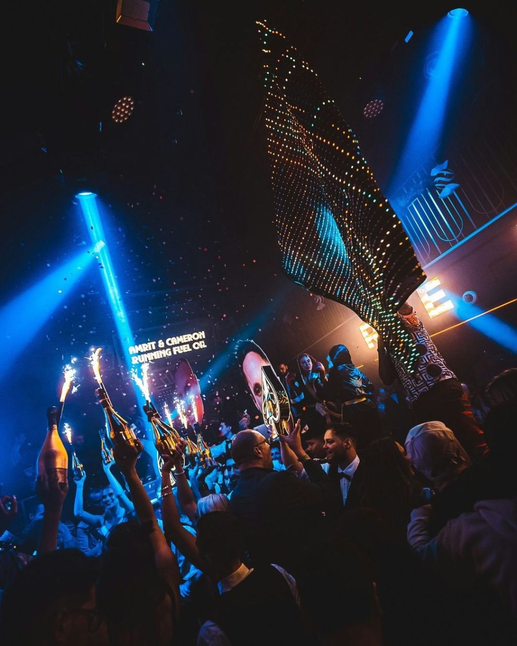 London Reign Halloween champagne show.